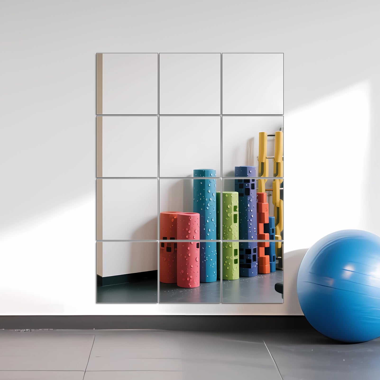 Ruomeng mirror grid layout ideas show flexible configurations for any room.