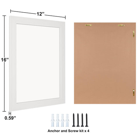 Ruomeng 12x16 horizontal mount works above a console