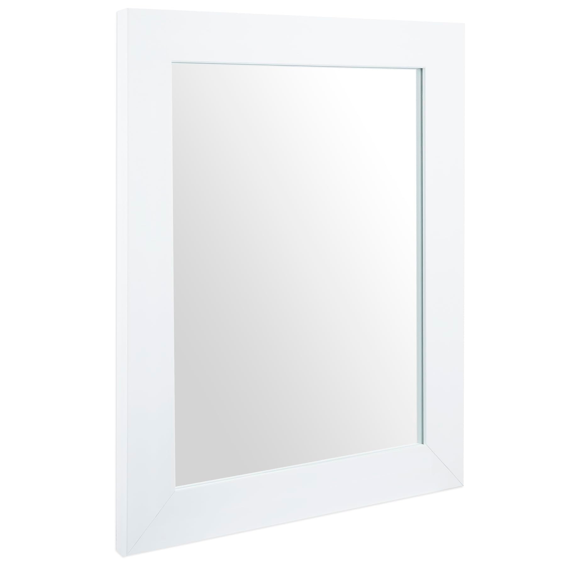 Ruomeng 12x16 white frame wall mirror ideal for entryways