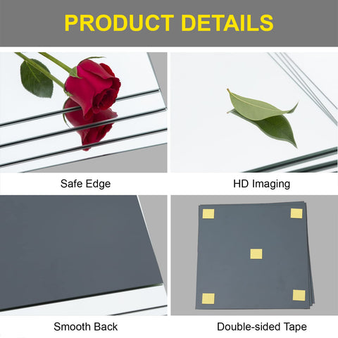 Ruomeng wall-mounted tiles creating a flat, reflective surface