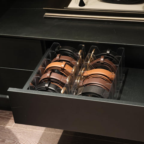 Rusnugic clear acrylic material lets you see items at a glance.