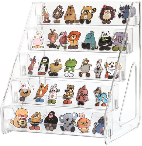 Rusnugic clear acrylic display rack highlighting unobstructed views
