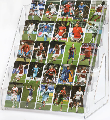 Rusnugic tabletop 5-tier display rack on a desk setup