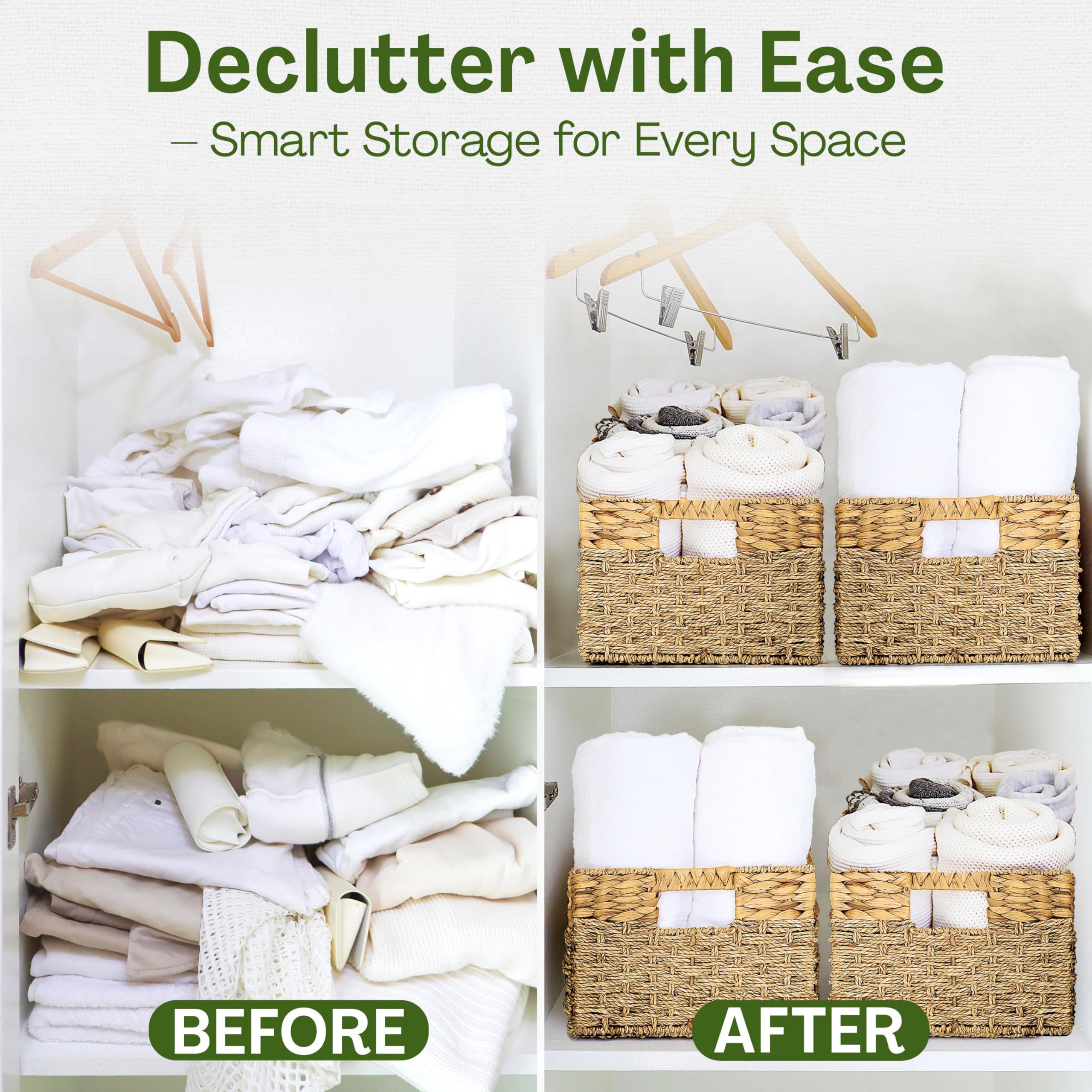 Rustic Home Resources reinforced-frame basket stays upright when loaded