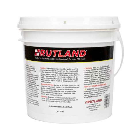 Rutland Castable Refractory Cement enabling pizza oven restoration with heat resistance