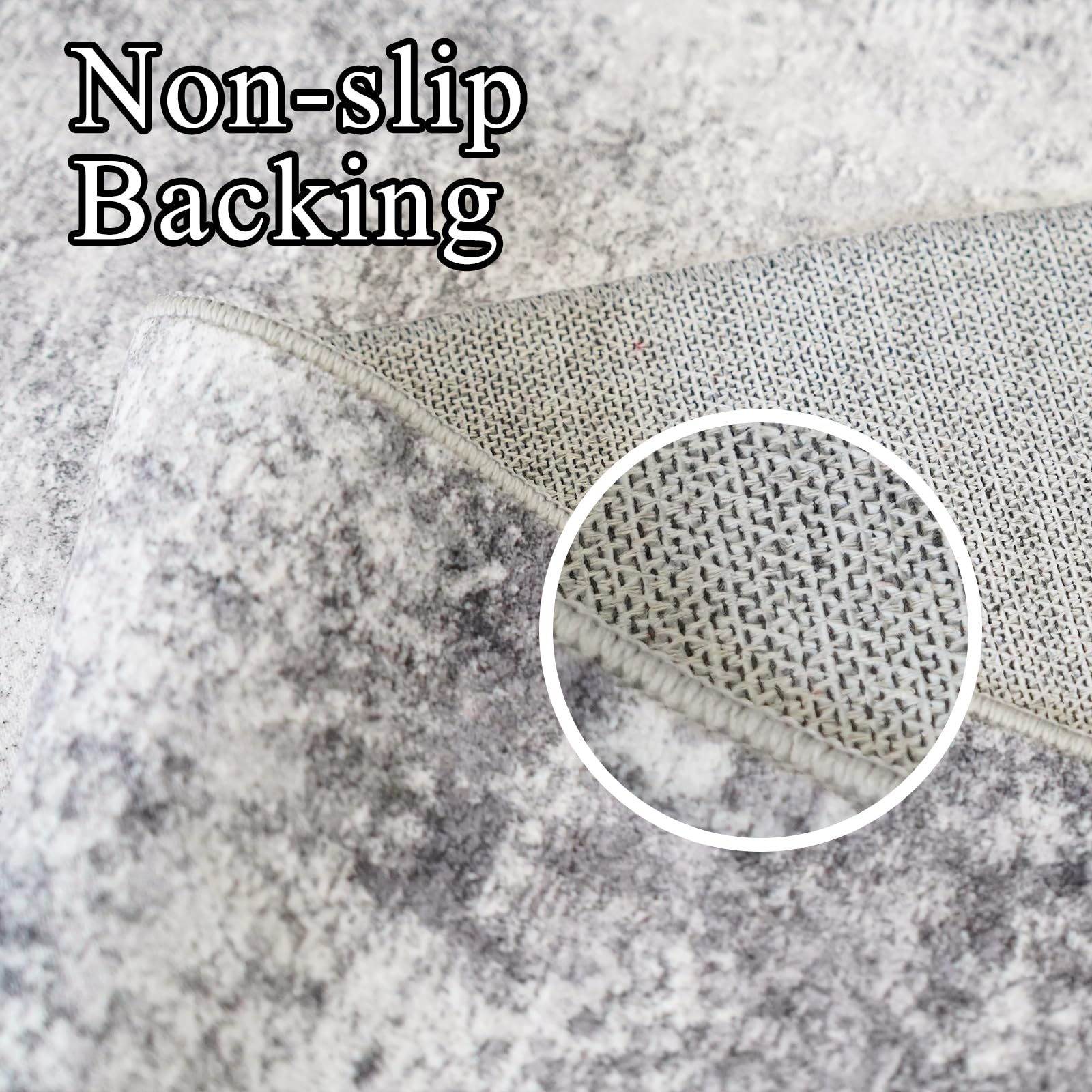 RUUGME bedside 3x5 rug adds warm footing by the bed.