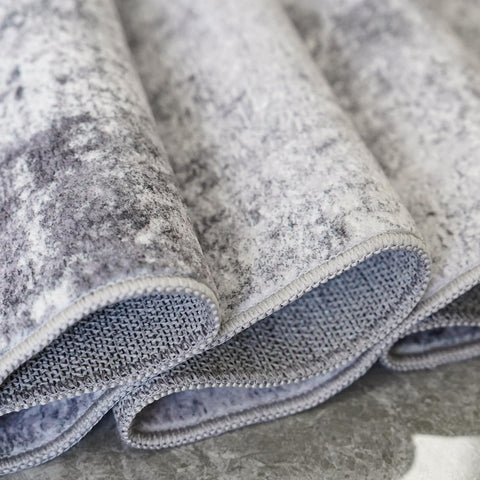 RUUGME easy-care rug supports gentle vacuuming and spot cleaning.