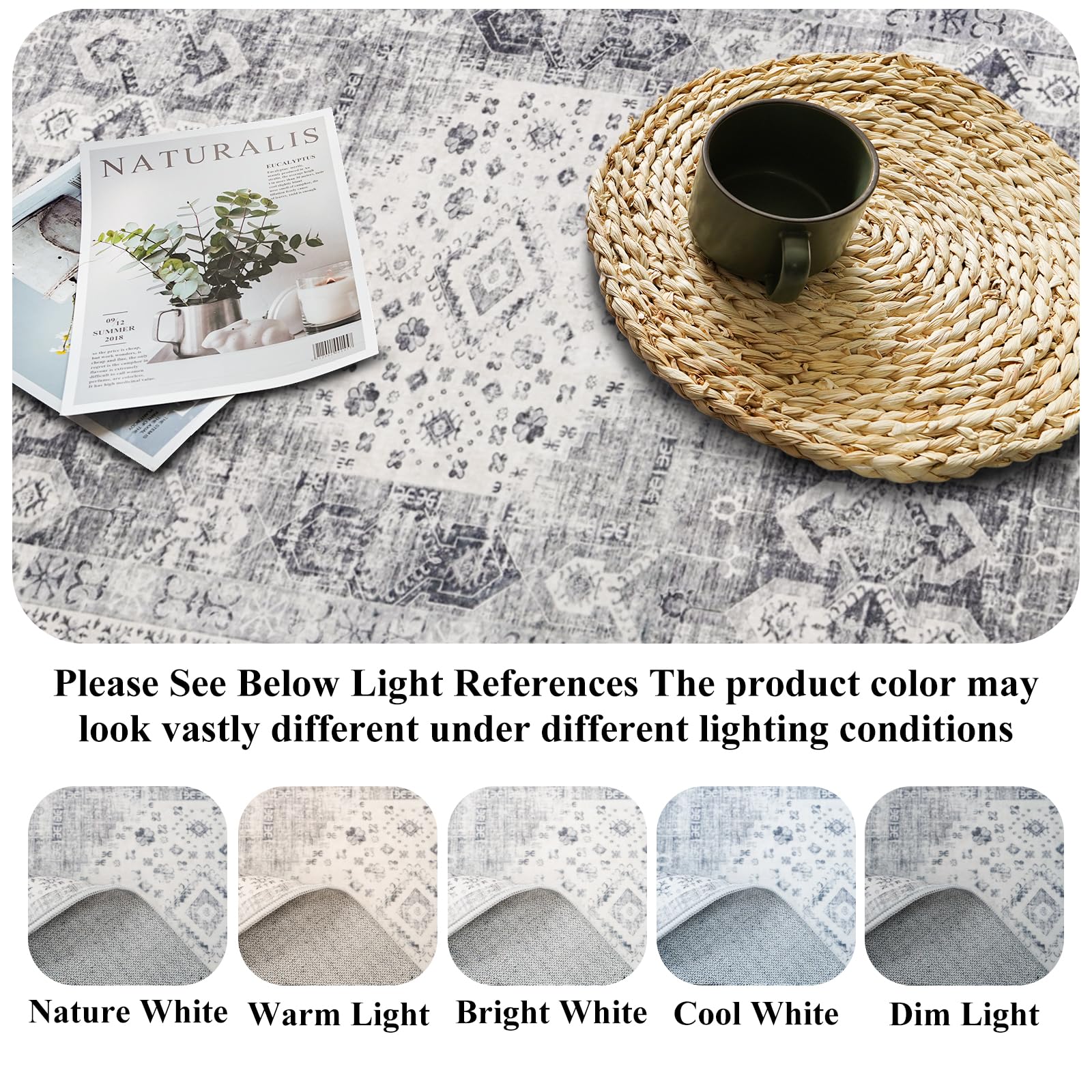 RUUGME hall runner crease removal tips in sunlight