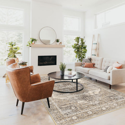 RUUGME rug closeup texture beige — soft underfoot from premium craftsmanship