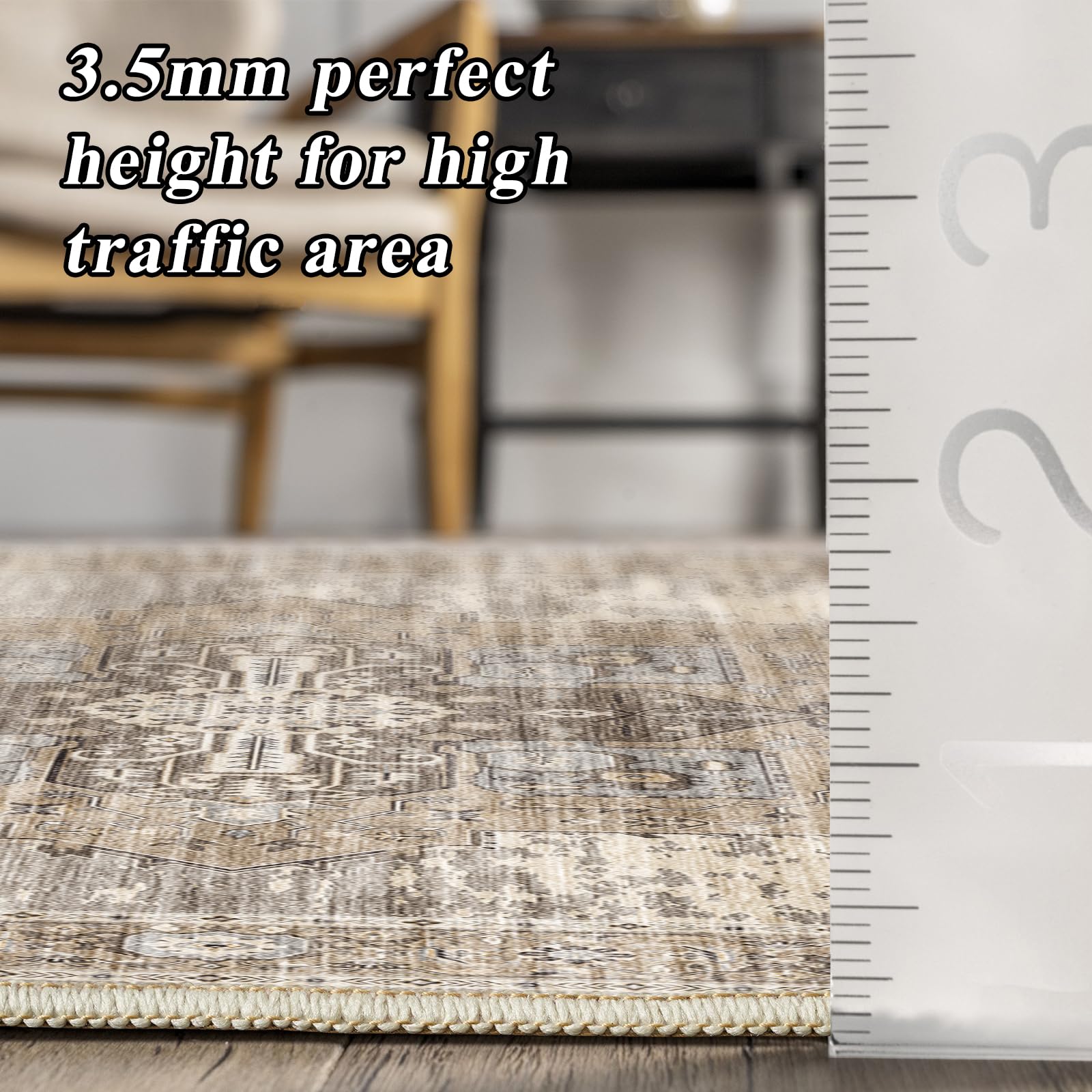 RUUGME 3X12 rug for busy, high-traffic spaces.