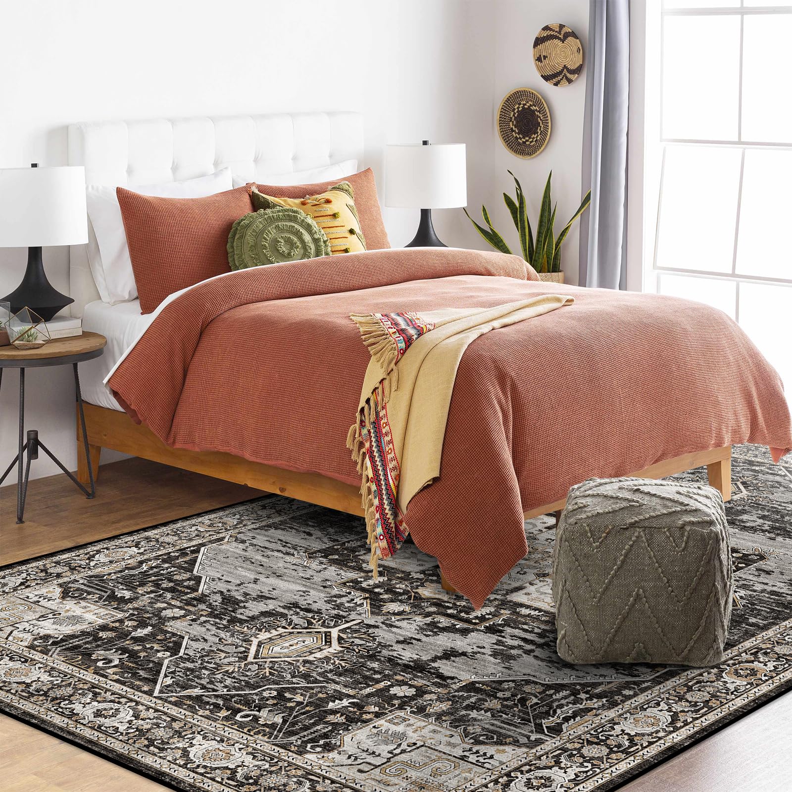 Non-slip backing keeps RUUGME rug in place on smooth floors