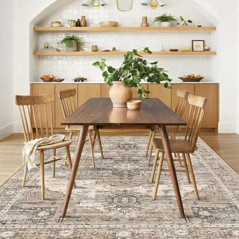 RUUGME washable rug in machine — easy cleaning after spills