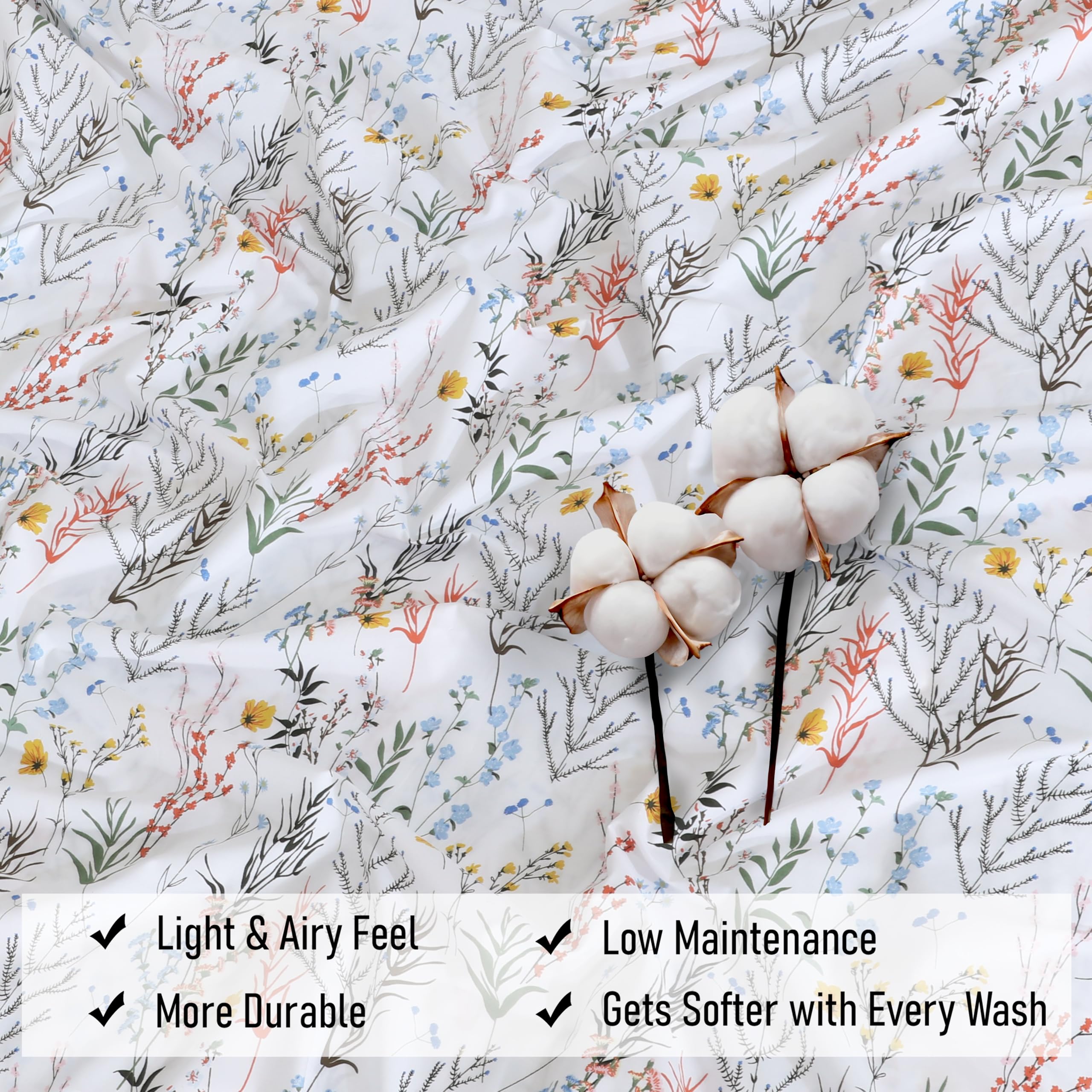 RUVANTI machine-wash care guidance for durable bedding