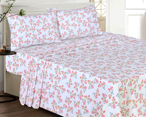 RUVANTI Bloomex percale fitted sheet 16in pocket keeps snug fit all night
