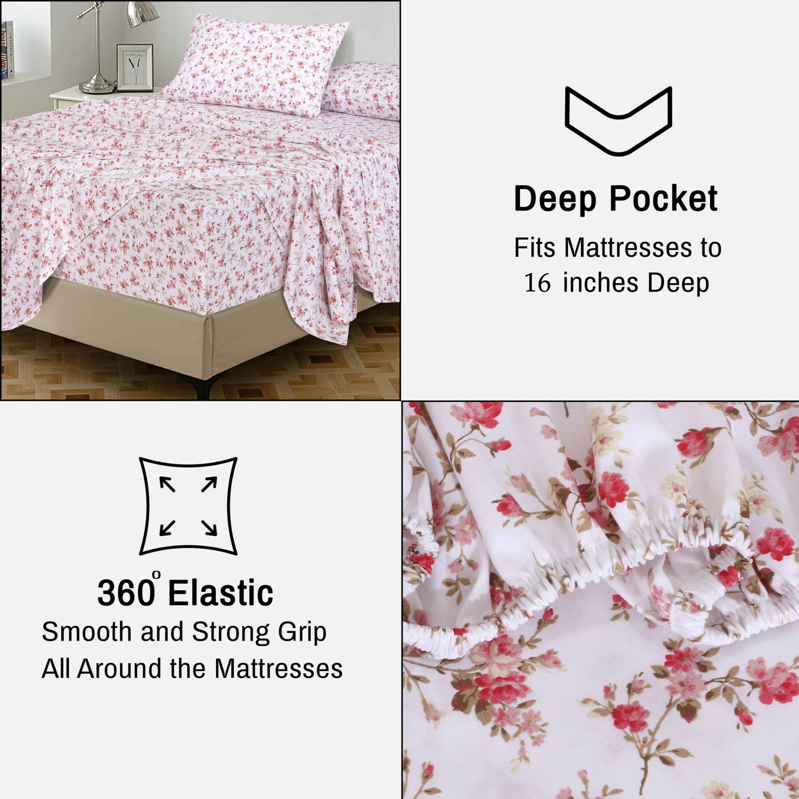 Packaging image highlighting fresh, ready-to-use bedding for your bedroom