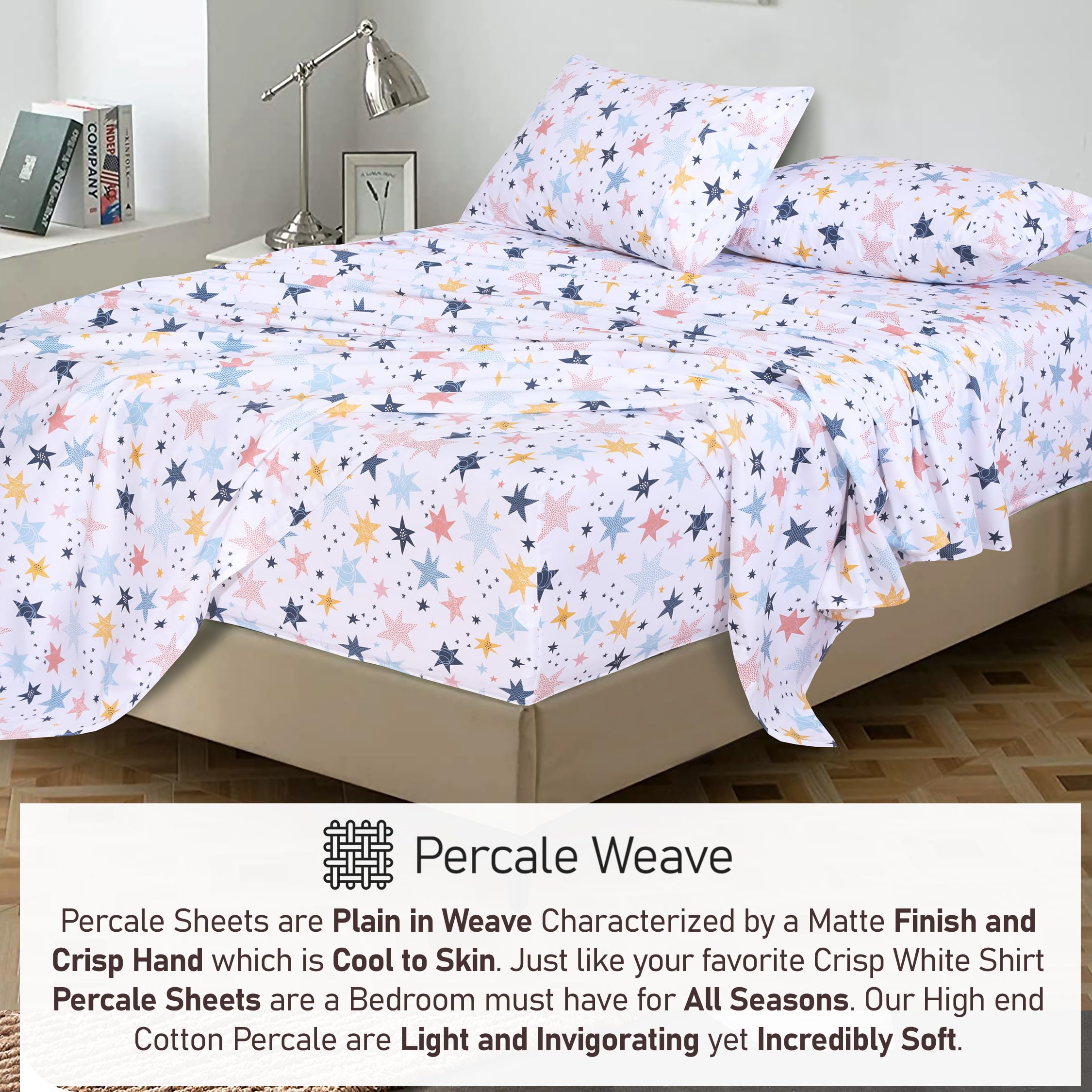 RUVANTI colorfast dyes keep floral print vibrant after washing.