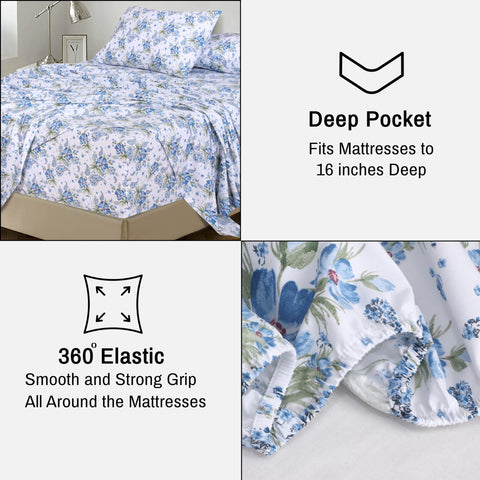 RUVANTI bedding setup demonstrating crisp, cool feel