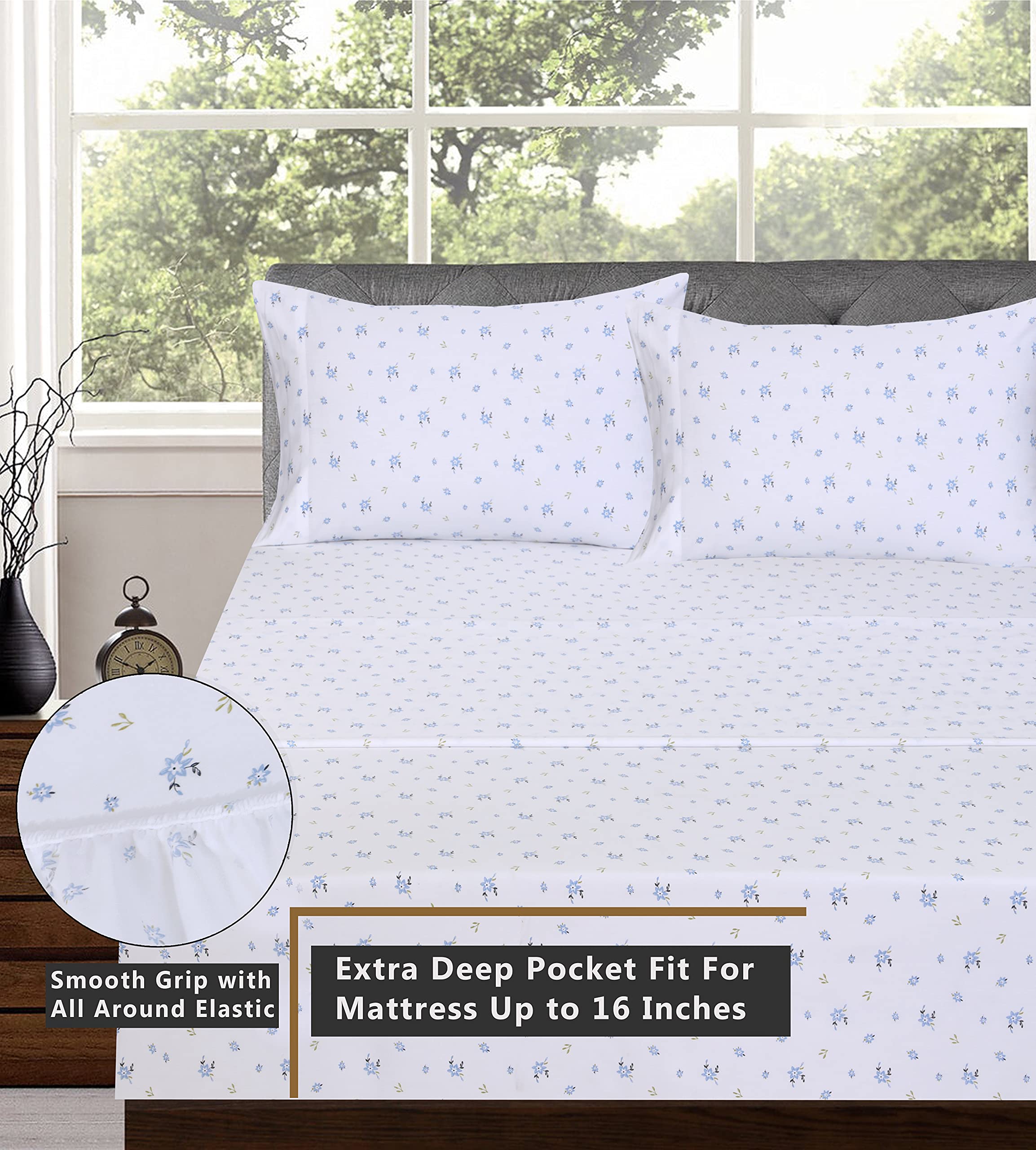 RUVANTI crisp soft texture emphasizes relaxed, breathable feel for year-round sleep