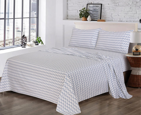 RUVANTI crisp stitching and neat edges on the sheet set.