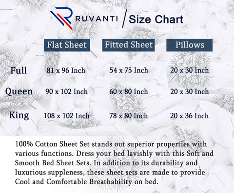 RUVANTI Dandelion colorfast dyes keep floral print vibrant wash after wash.