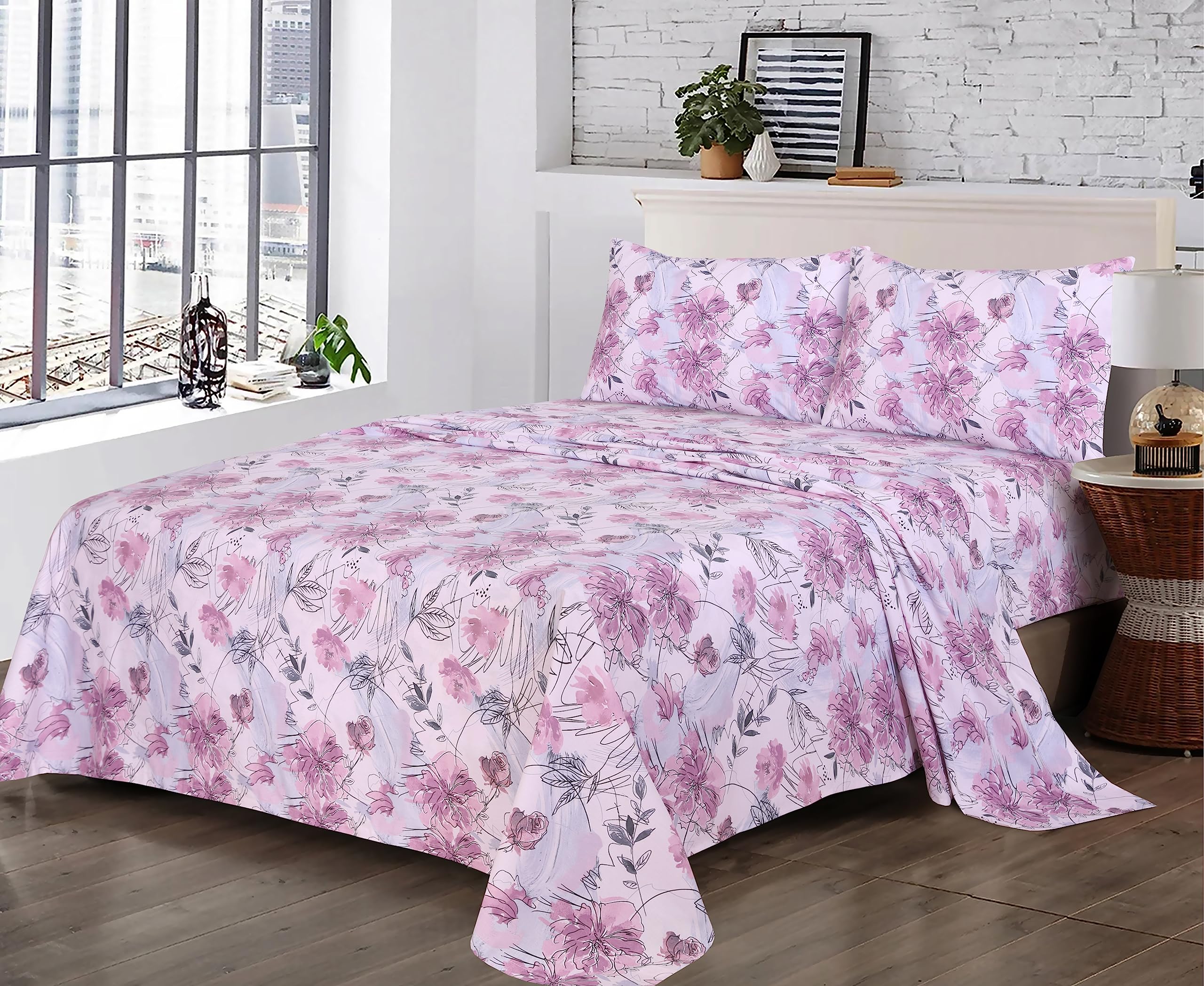 RUVANTI fabric close-up reveals breathable, smooth percale texture.