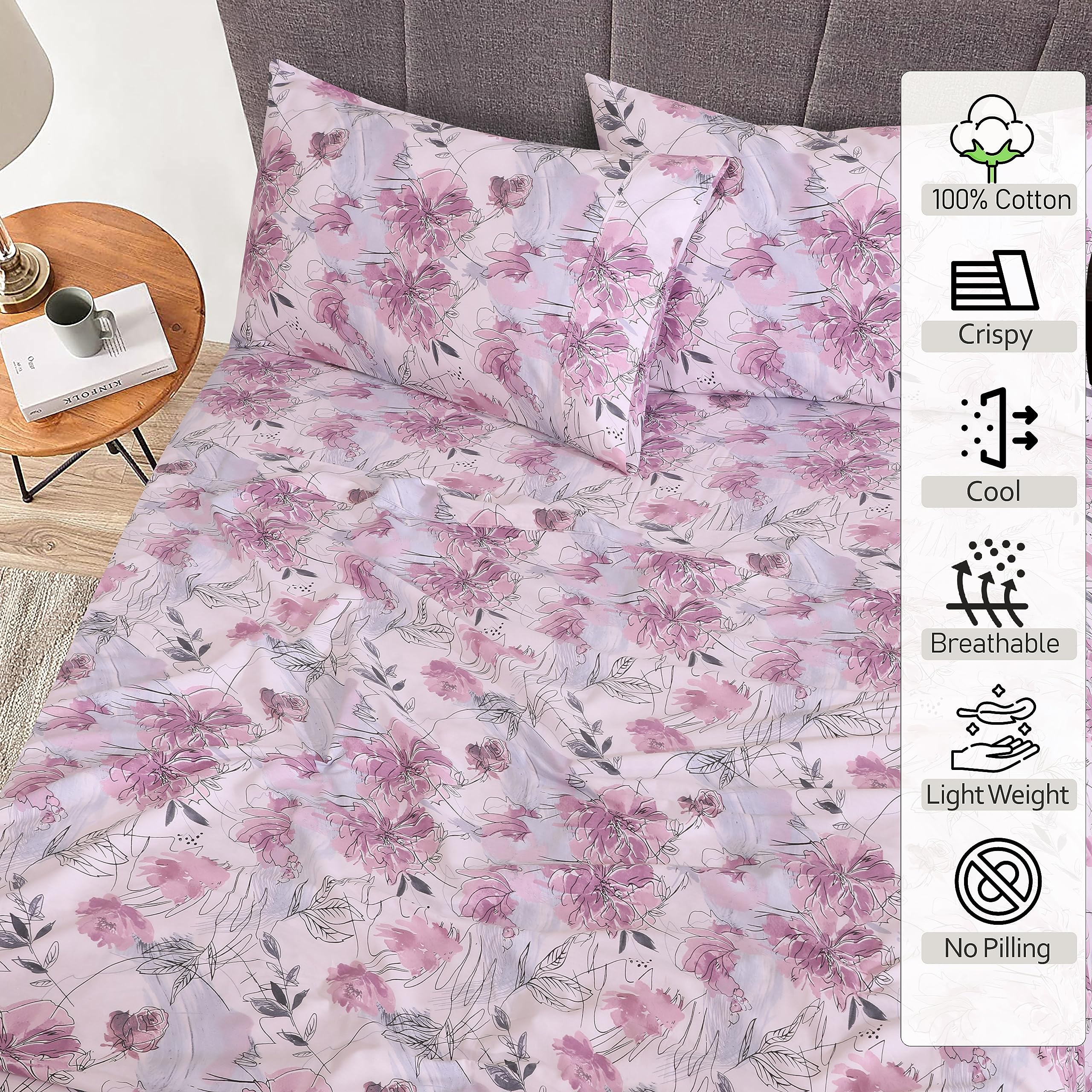 Ruvanti flat sheet 81x96 demonstrates generous length for a full bed.