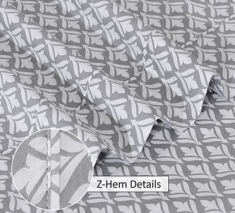 RUVANTI floral print percale texture for timeless, lightweight bedding.