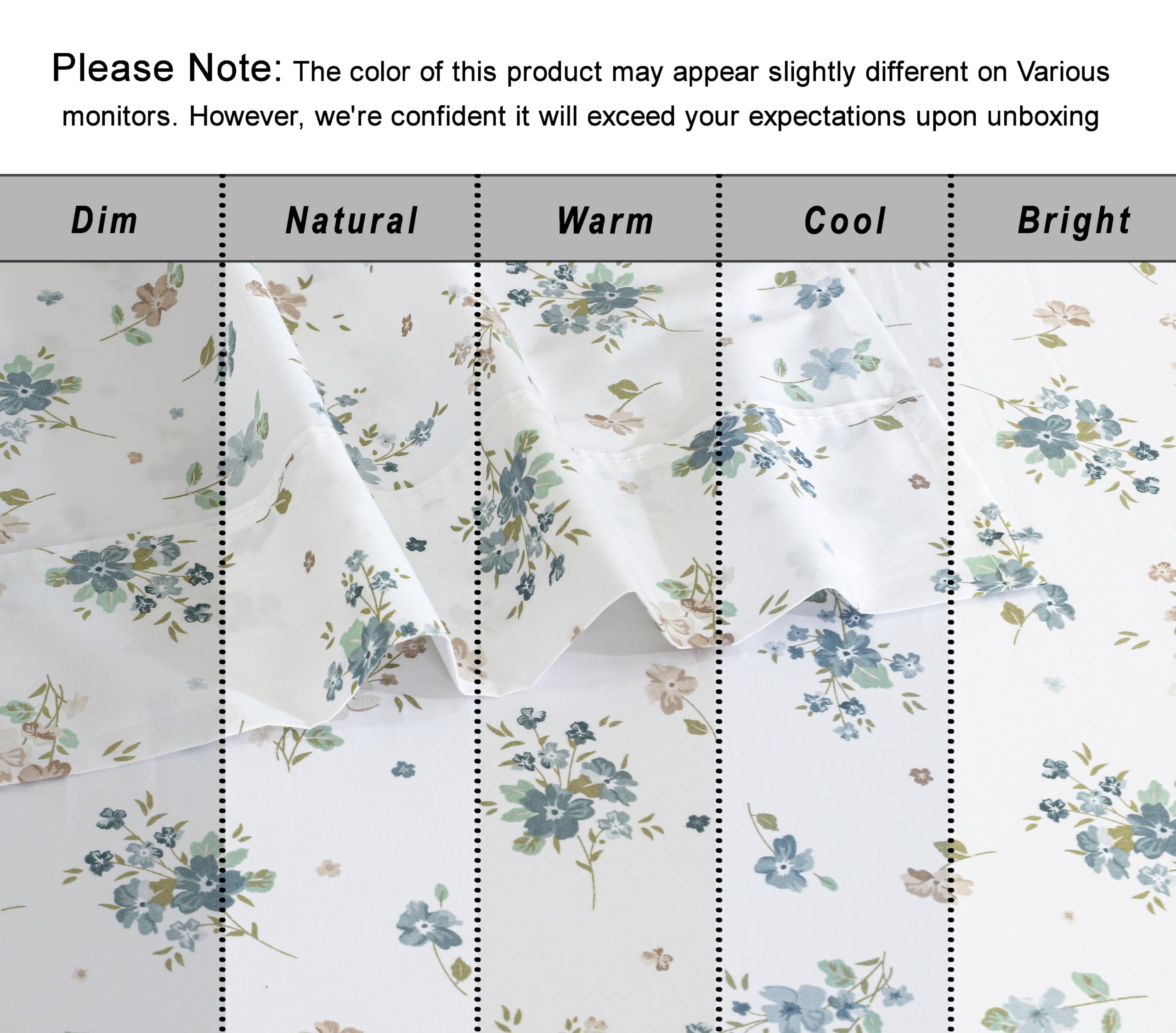 RUVANTI Halcyon solid color design to match any bedroom.