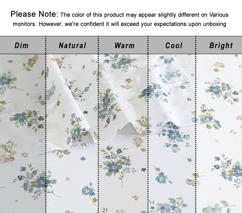 RUVANTI Halcyon solid color design to match any bedroom.