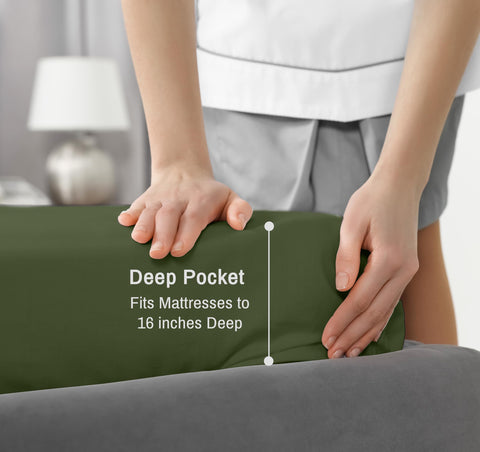 Breathable weave of RUVANTI sheets helps keep you cool at night.