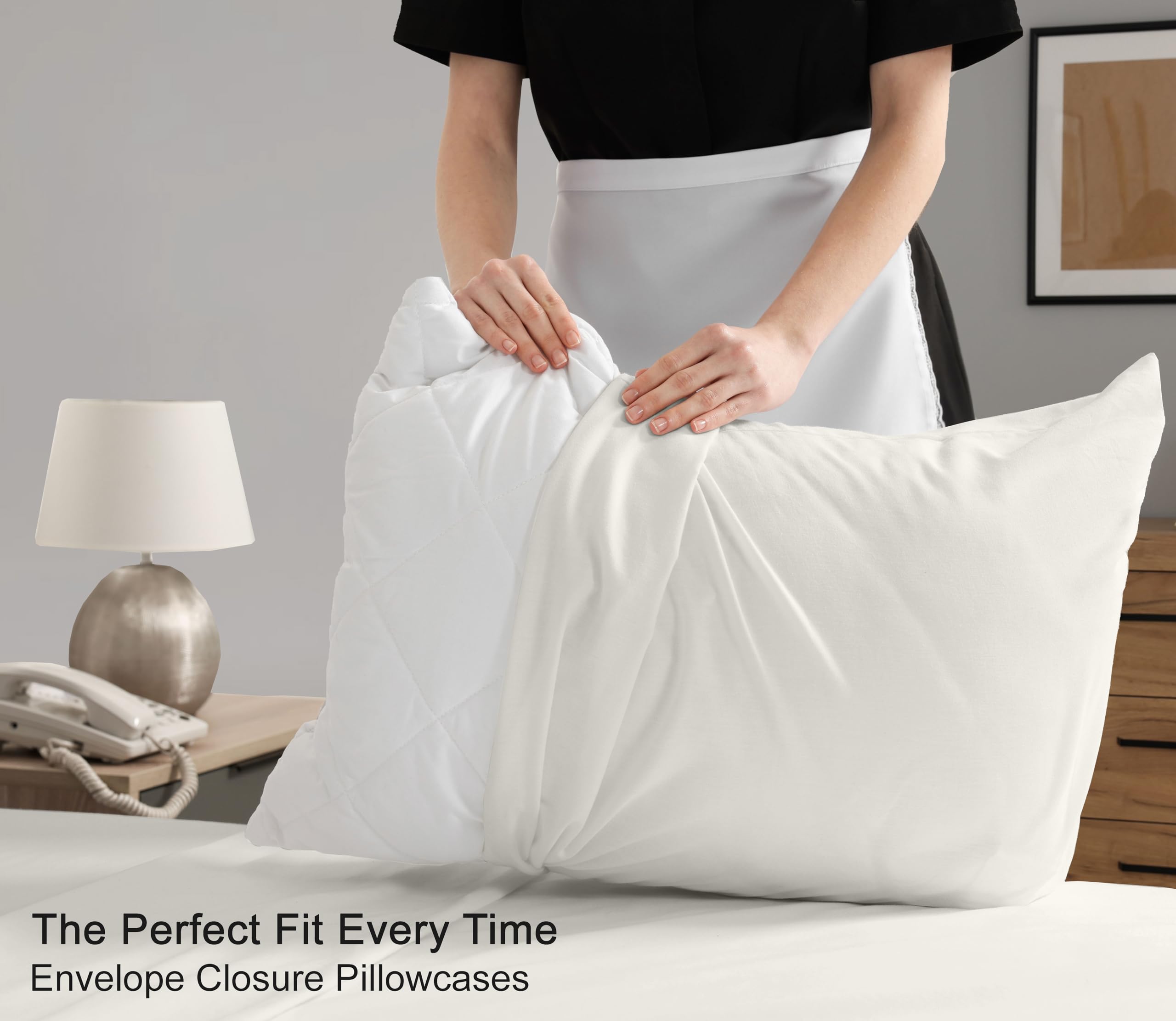 RUVANTI percale close-up shows crisp weave and smooth finish.