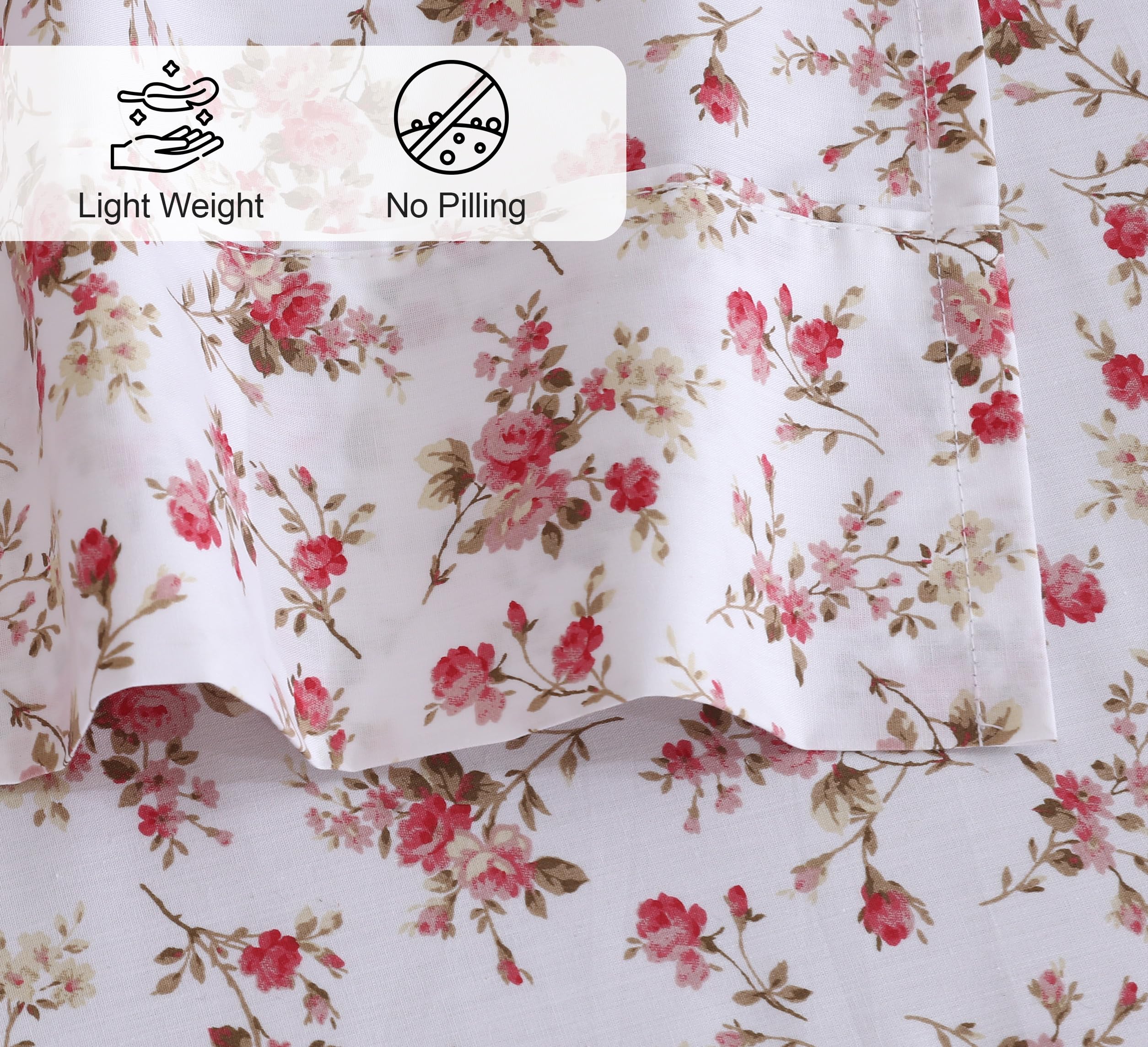 RUVANTI crisp finish close-up emphasizes durable percale.
