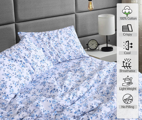 RUVANTI queen flat sheet 90x102 shows ample surface for a clean bed setup.