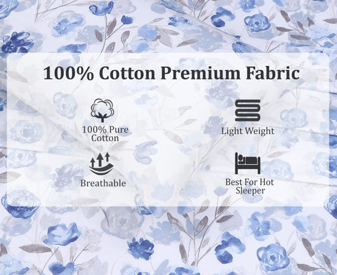 RUVANTI percale weave detail shows durable breathable fabric.