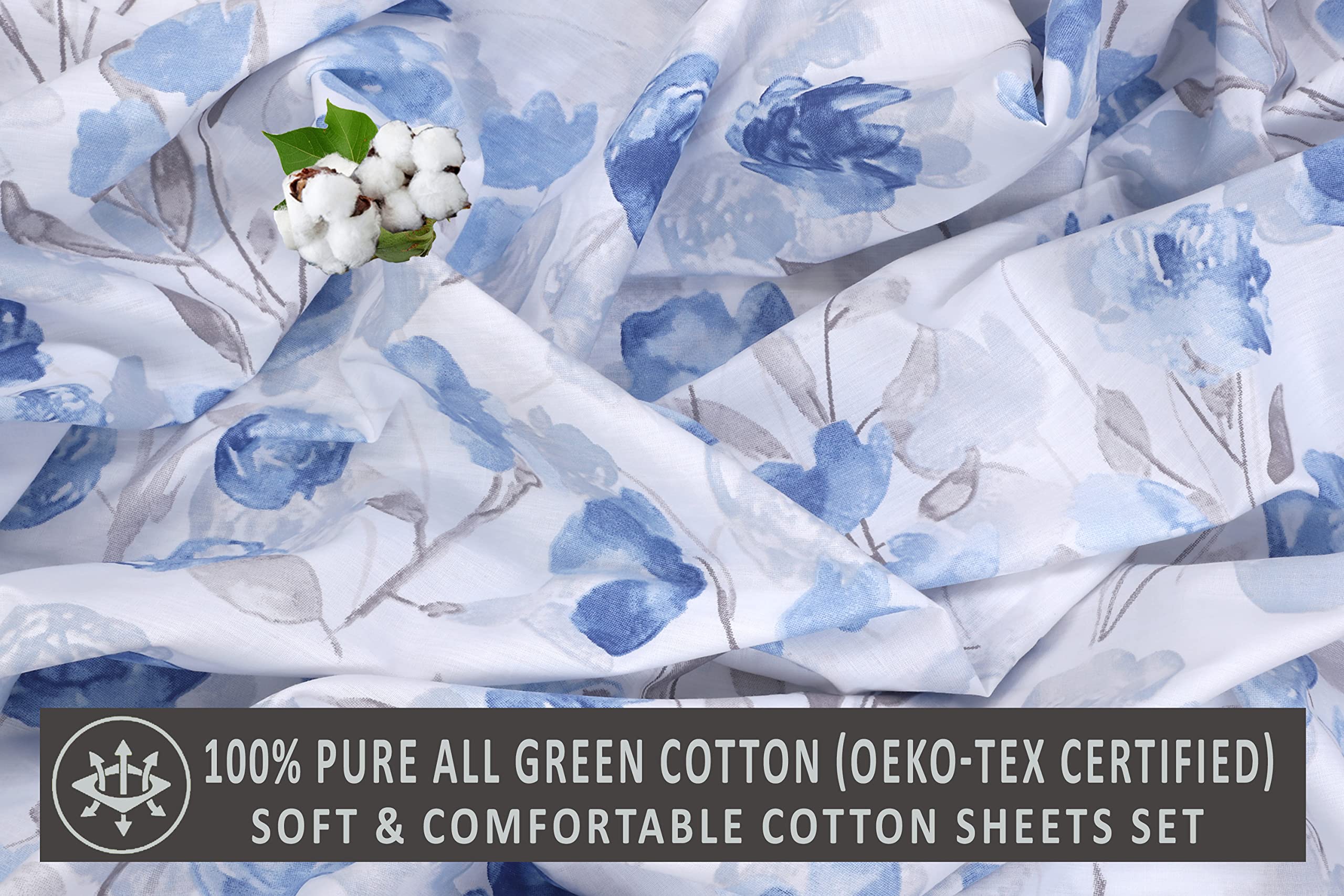 RUVANTI pillowcases 20 by 40 inches maintain a smooth, soft feel.