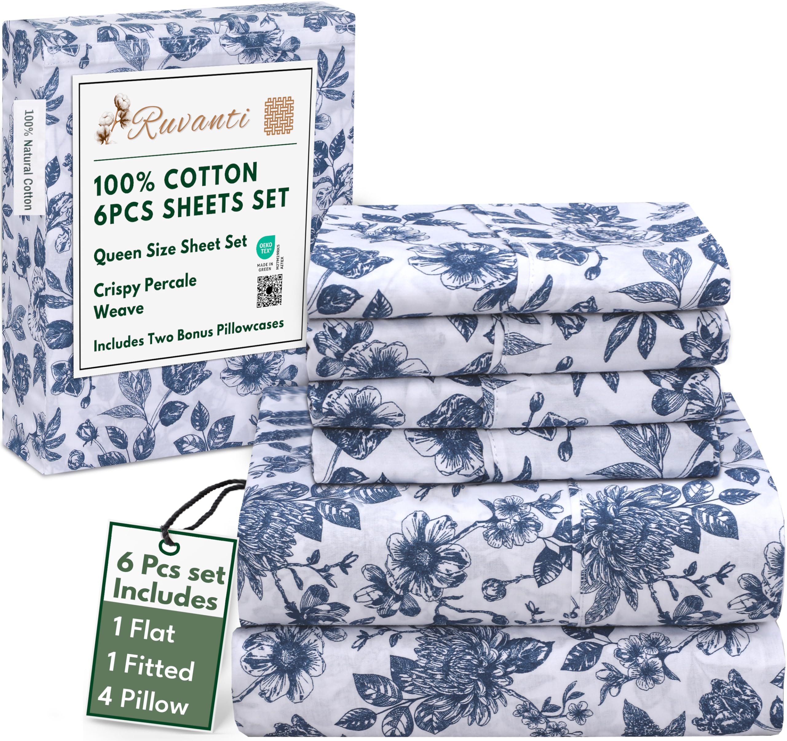 RUVANTI Wild Flower packaging image displays a 6-piece set for easy setup.