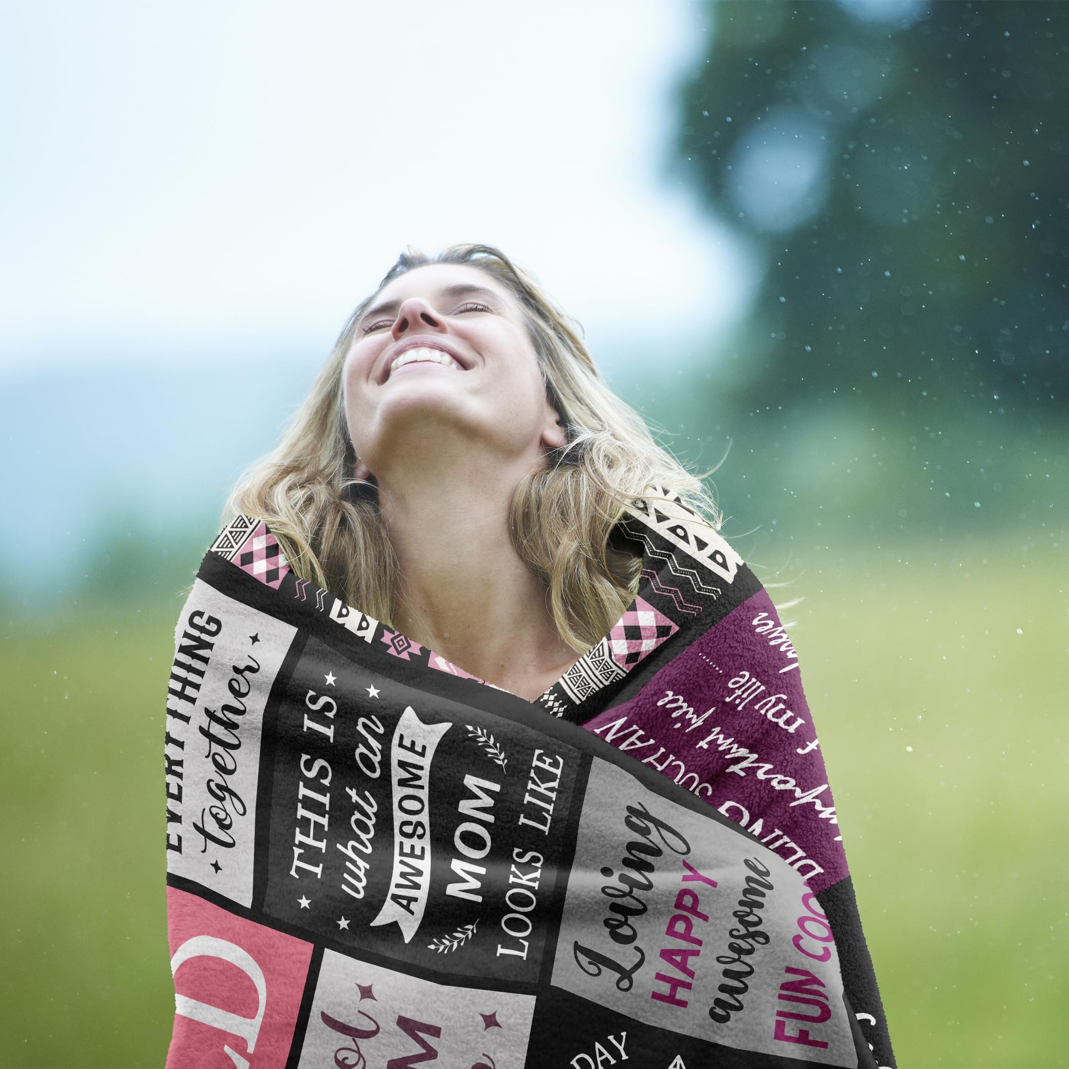 Ruvinzo blanket care label hints at machine washable cold wash and mild detergent.