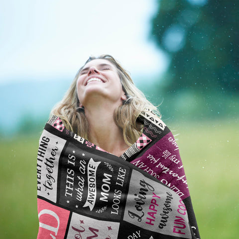 Ruvinzo blanket care label hints at machine washable cold wash and mild detergent.