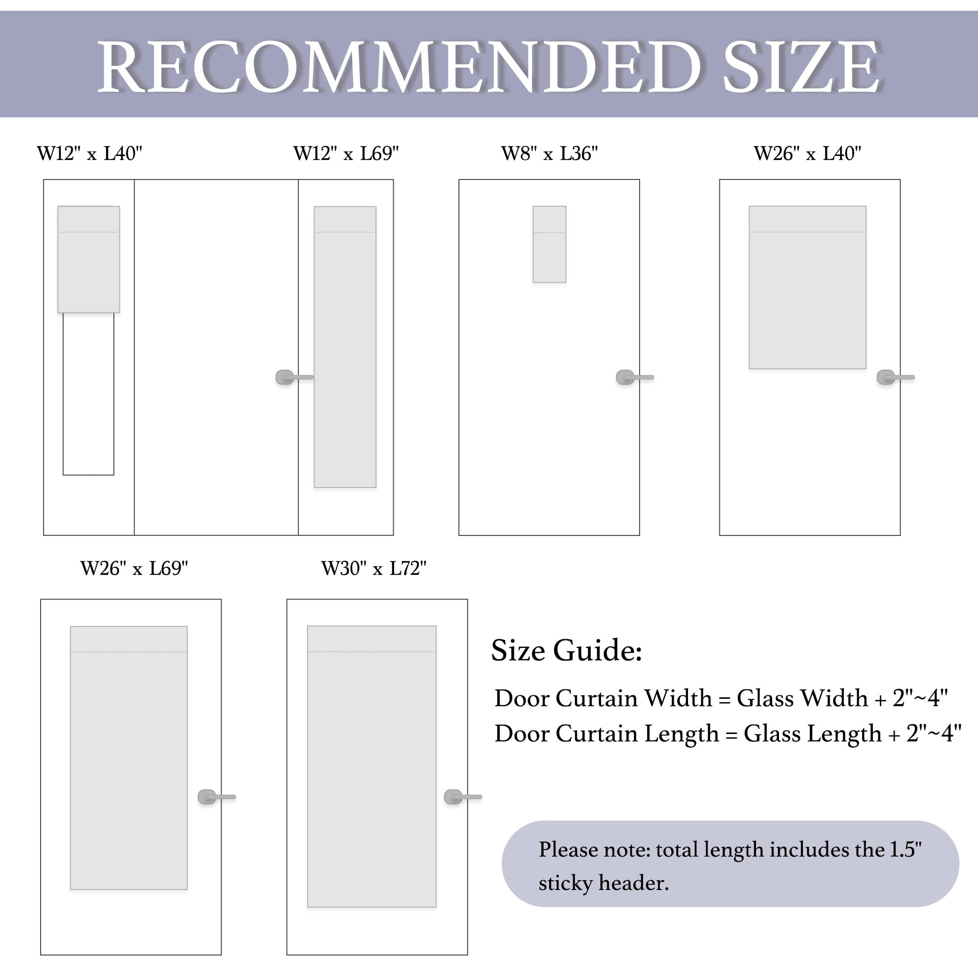 RYB HOME front-door sidelights curtain preserves daylight