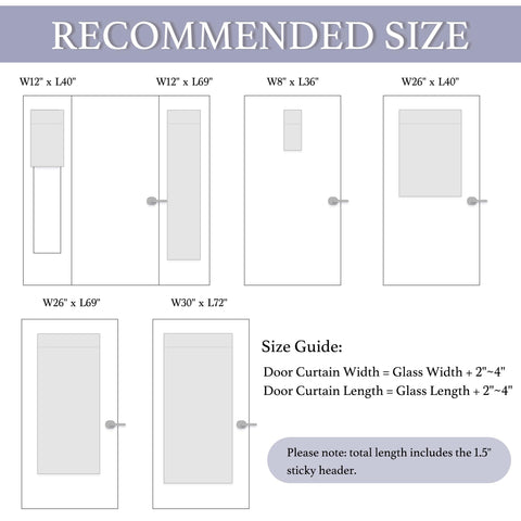 RYB HOME front-door sidelights curtain preserves daylight