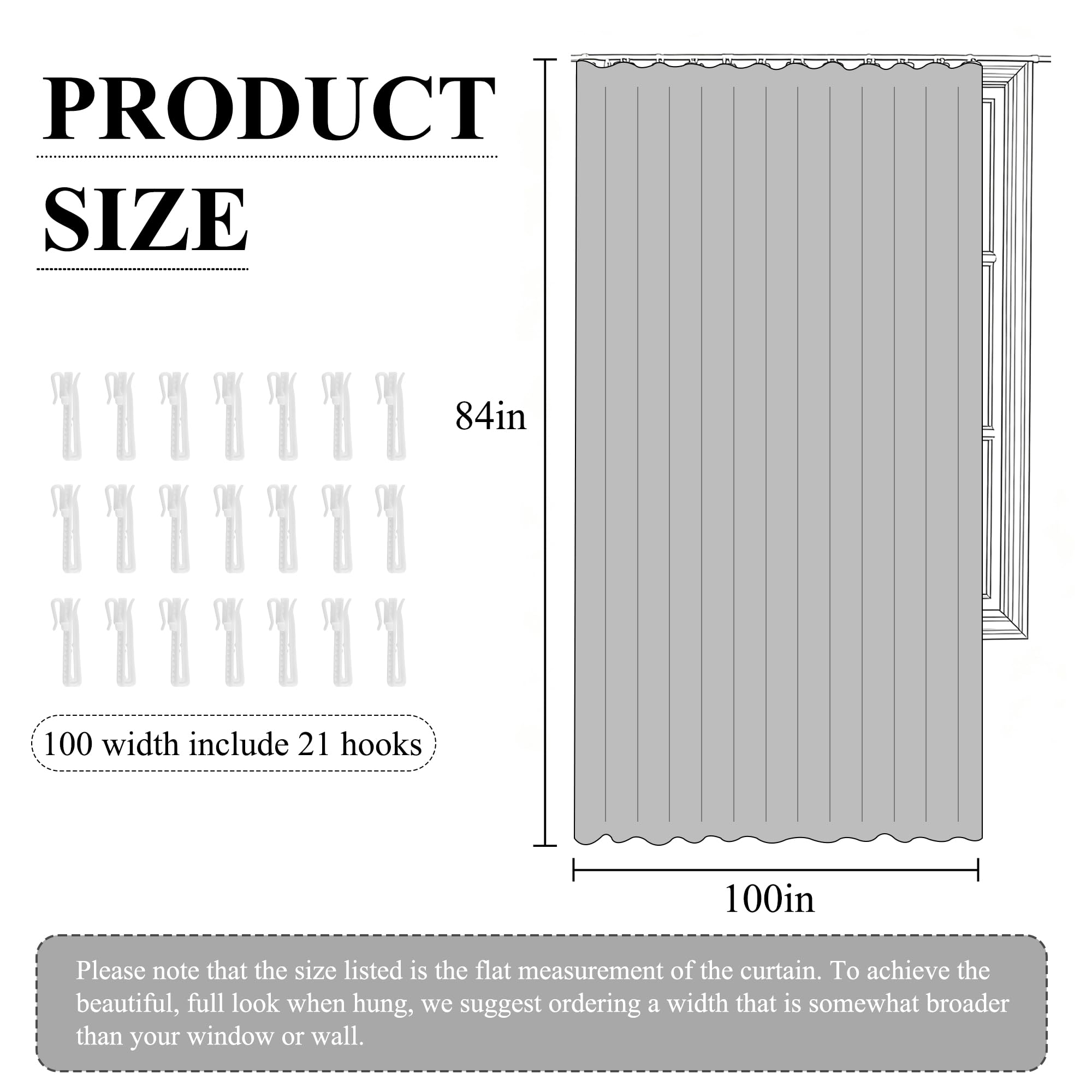 RYB HOME machine-washable curtain simplifies maintenance and care.