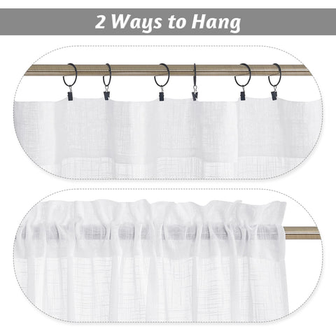 RYB HOME machine-washable curtains for easy care and quick refresh.