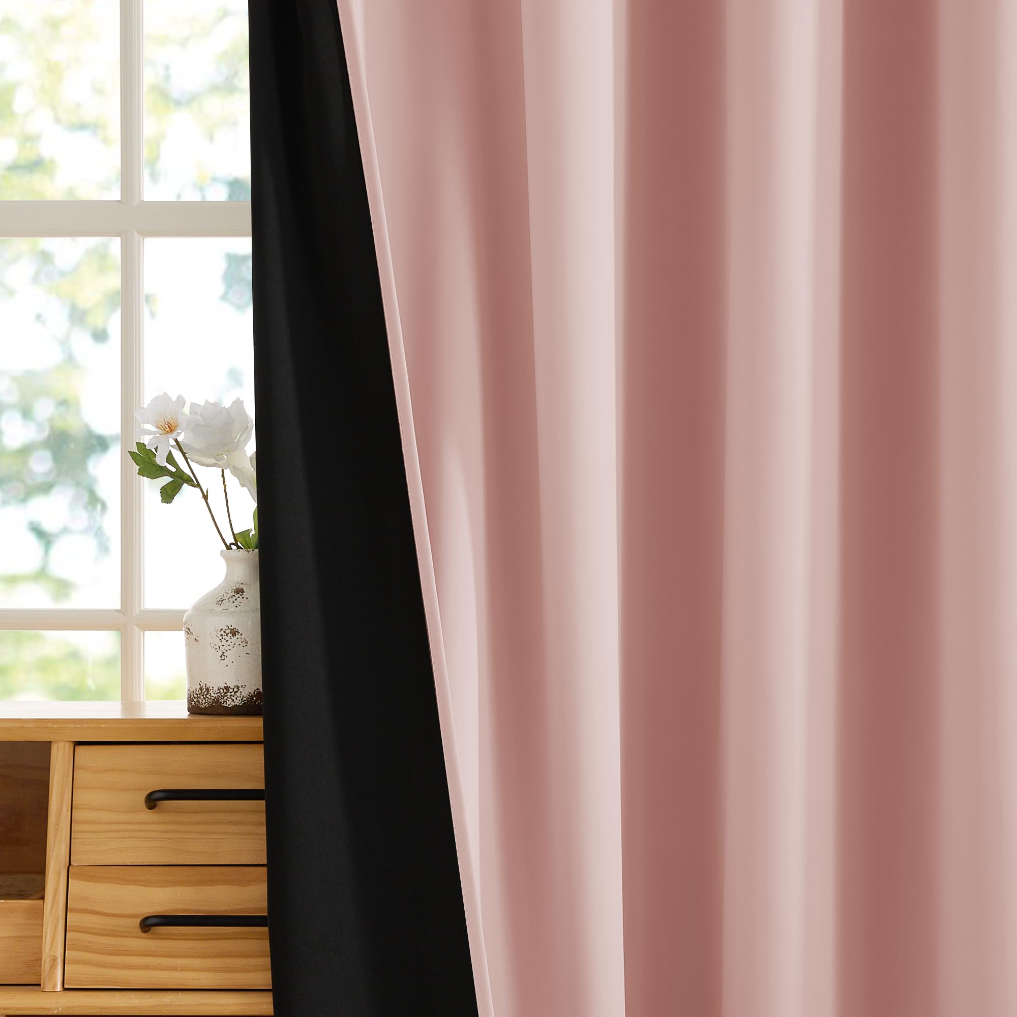 RYB HOME thermal insulated curtains help regulate temperature and comfort