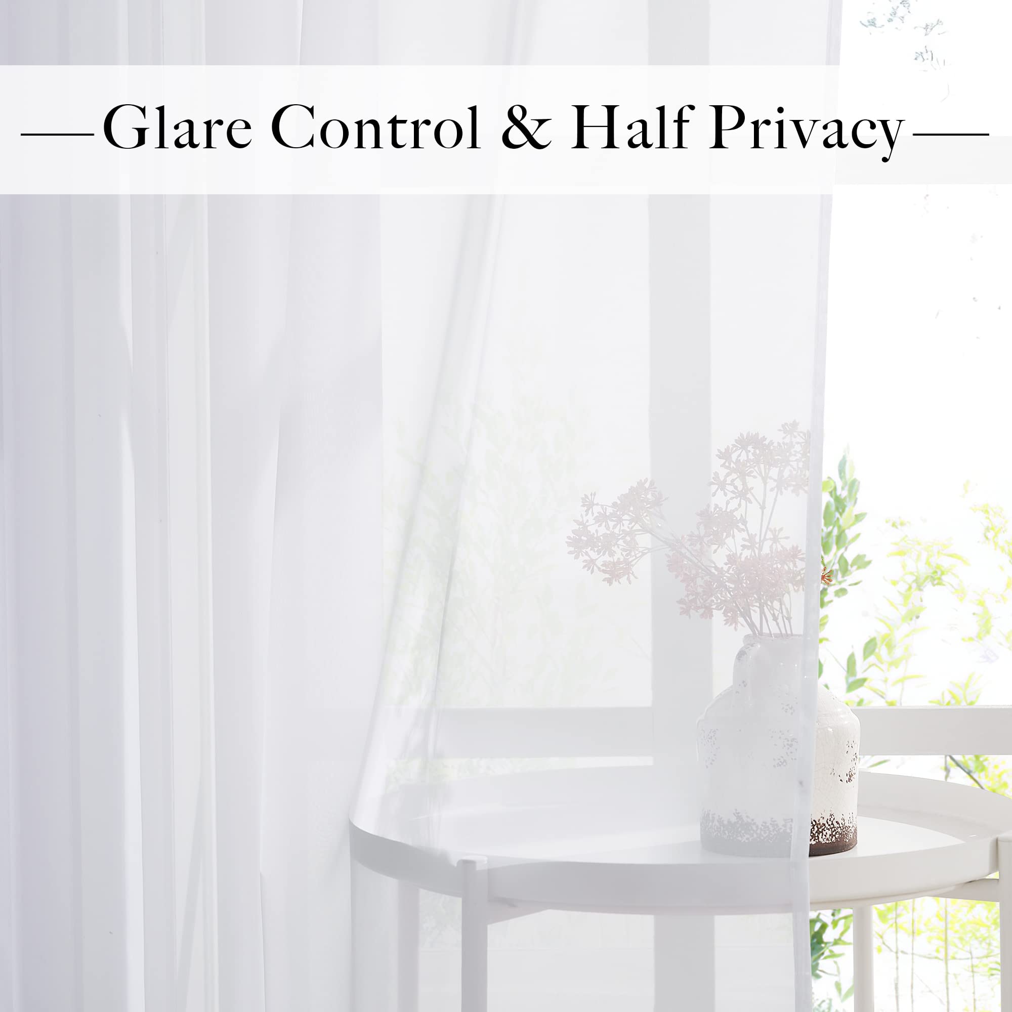RYB HOME bottom hem detail helps curtain hang straighter and look neater