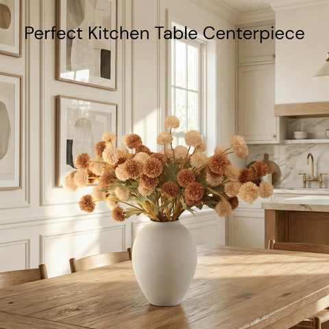RyddeligHome all-season florals providing durable color for year-round use