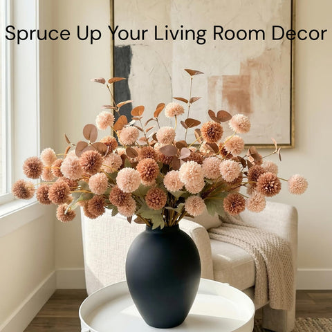 RyddeligHome eucalyptus stems in brown tones for height and greenery in arrangements