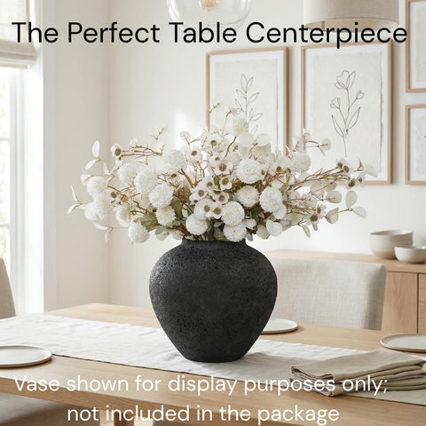 RyddeligHome white eucalyptus stems for fresh table greenery.