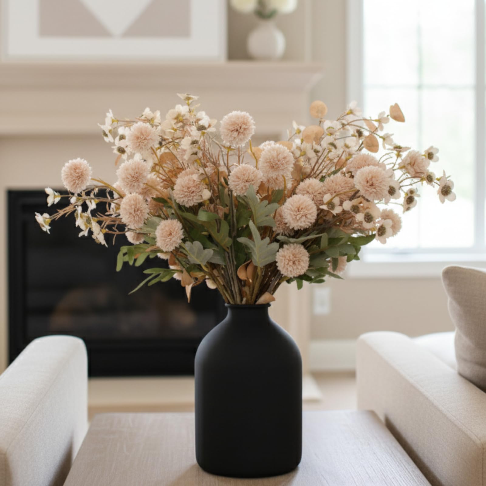RyddeligHome modern farmhouse decor with timeless long stems