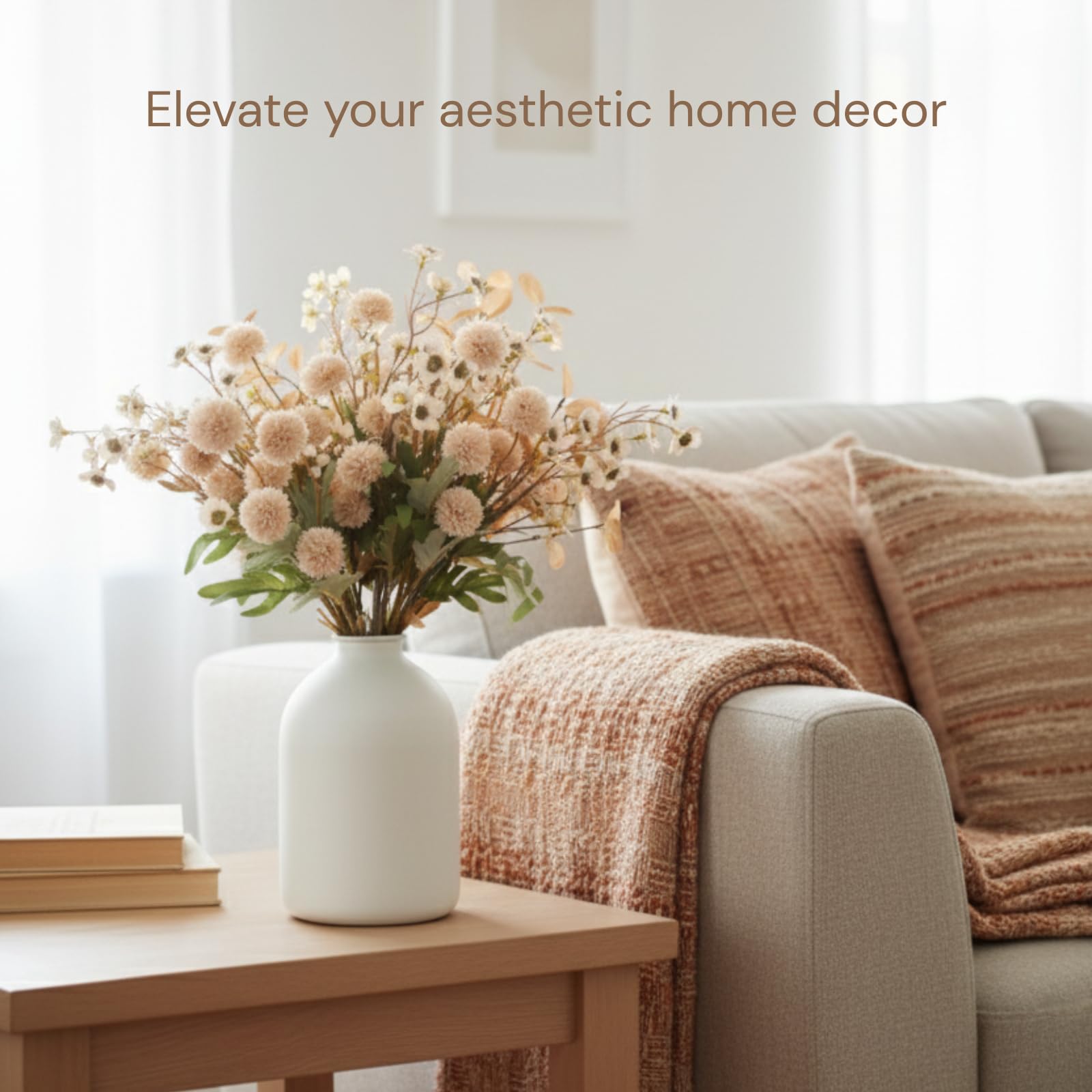 RyddeligHome vase not included centerpiece shot ready for styling