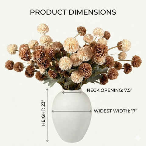 RyddeligHome white vase mantel-scene, versatile centerpiece for living spaces.